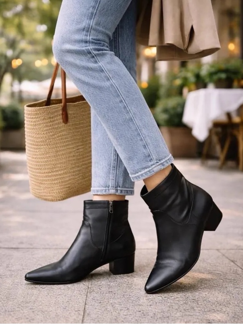 JASON WU Women's Kolin Ankle Pointed Booties- 8